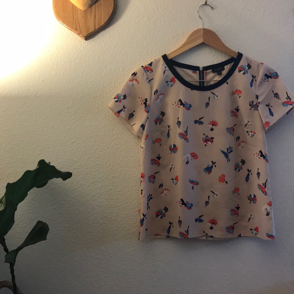 Talbots Floral Top